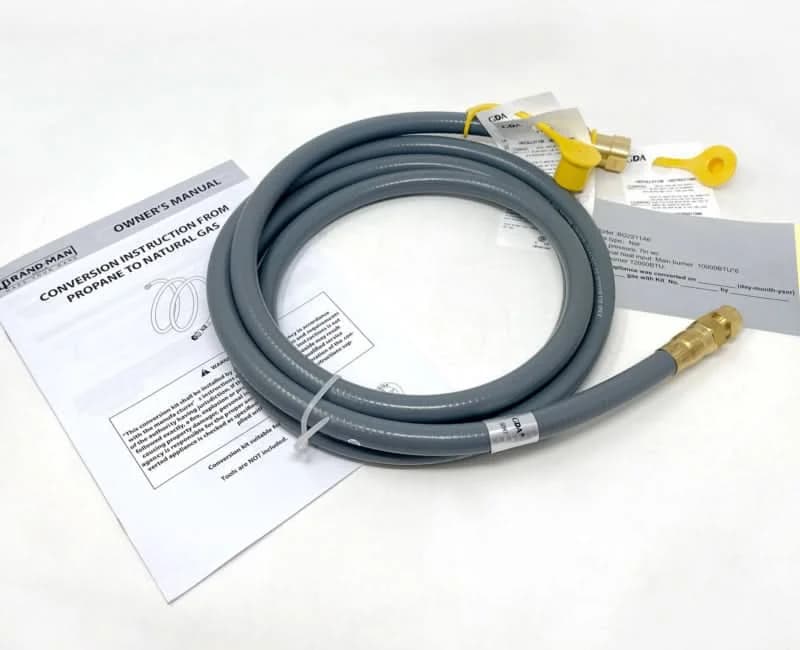 Brand-Man - For Rustler2 - 3 and 4 Burner Natural Gas Conversion Kit - BM4NGKIT