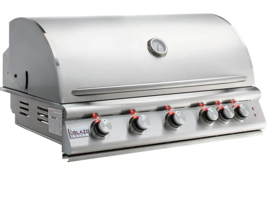 Blaze Premium LTE - 40-Inch 5-Burner Built-In Grill with Grill Lights - BLZ-5LTE2