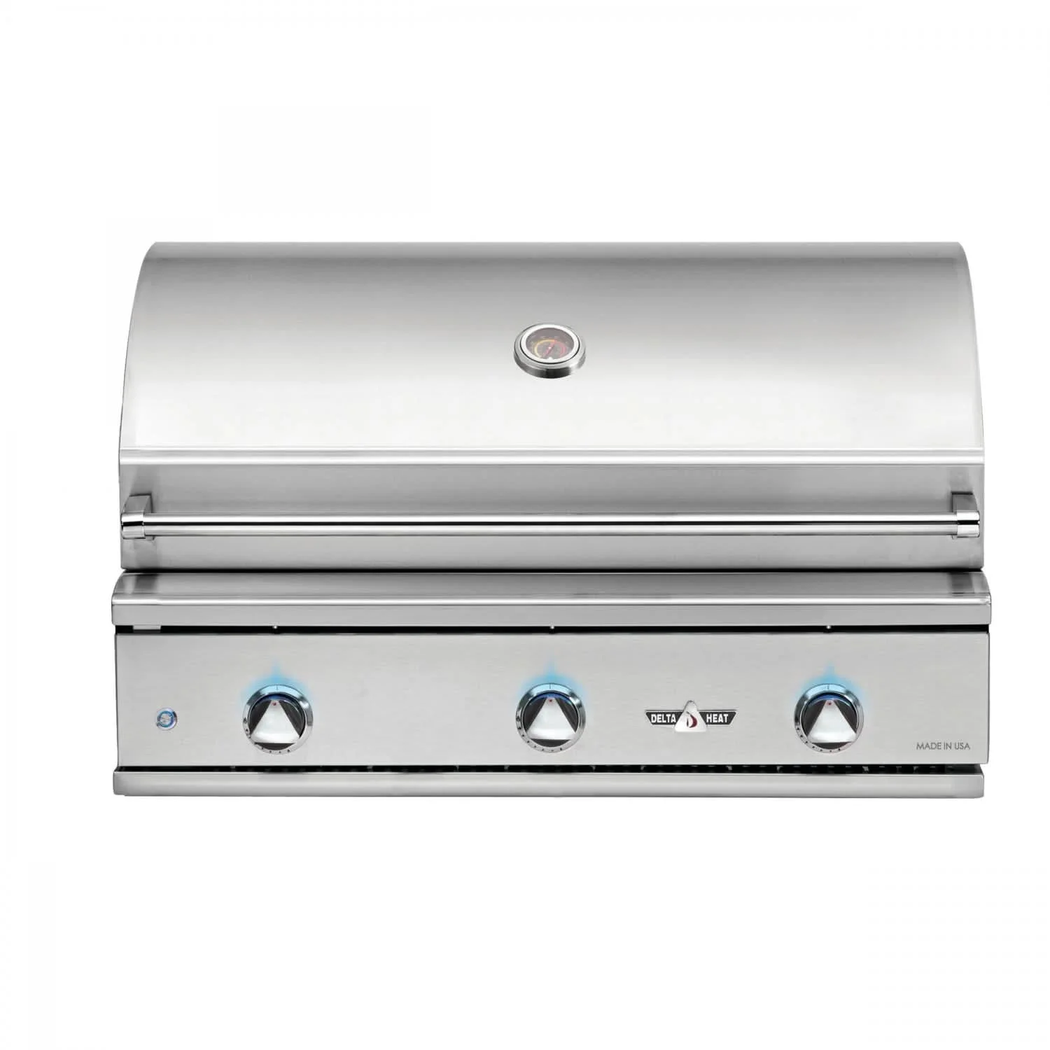 Delta Heat - 38-Inch 3-Burner Built-In Grill - Liquid Propane Gas - DHBQ38G-DL
