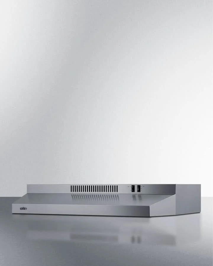 Summit 30 Under Cabinet Convertible Range Hood Stainless Steel - H30RSS