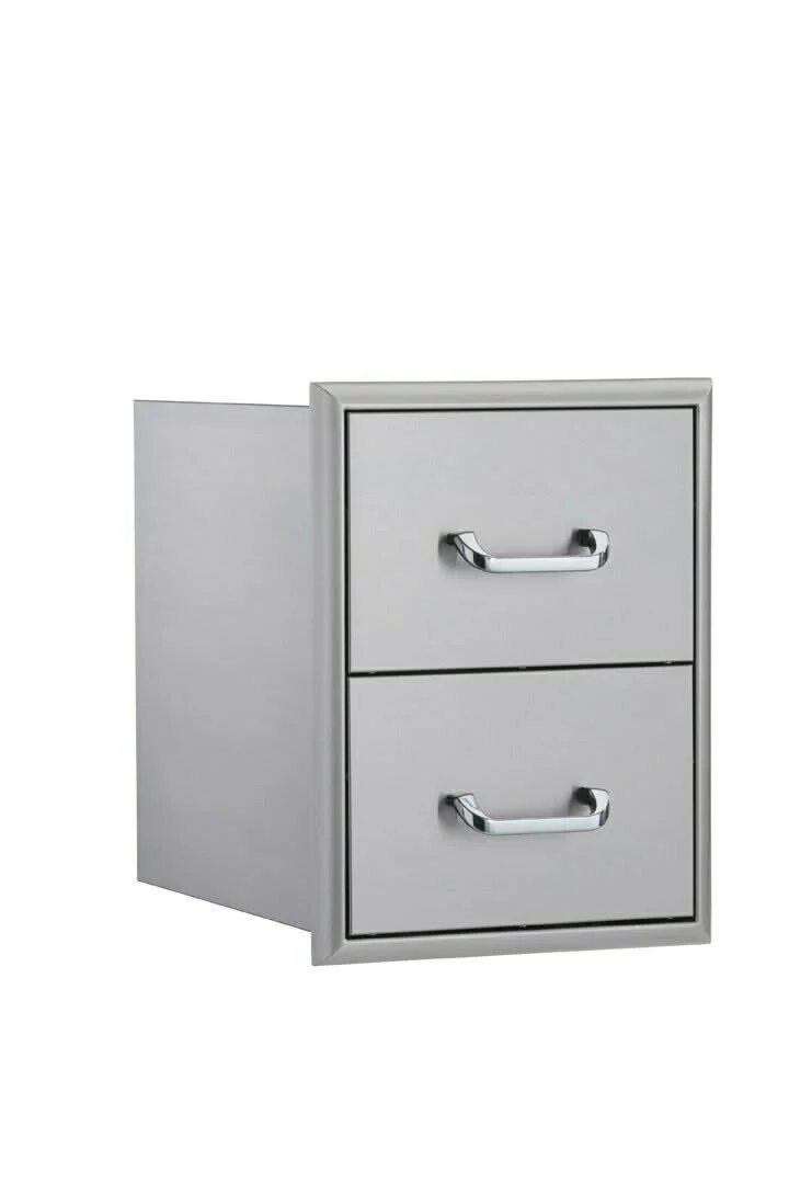 OCI Stainless Steel 16" Double Drawer - OCI-16DD