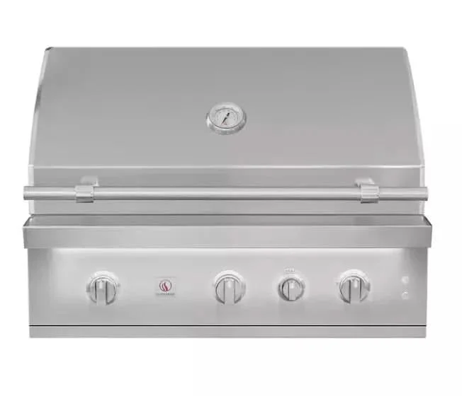 Summerset 36" Quest Grill NG, 3 Burner, Rear Burner, 2 Pcs Warming Rack - QST36-NG