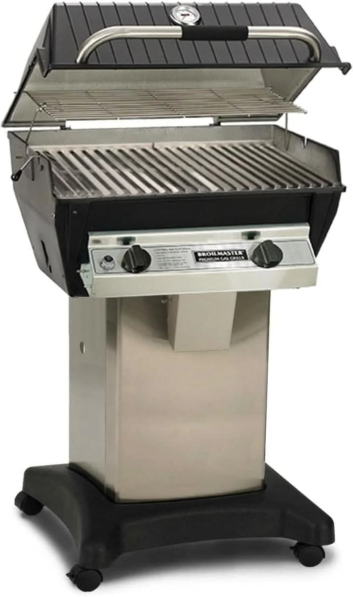 Broilmaster - 26-Inch 2-Burner Infrared Freestanding Grill - Natural Gas - R3N