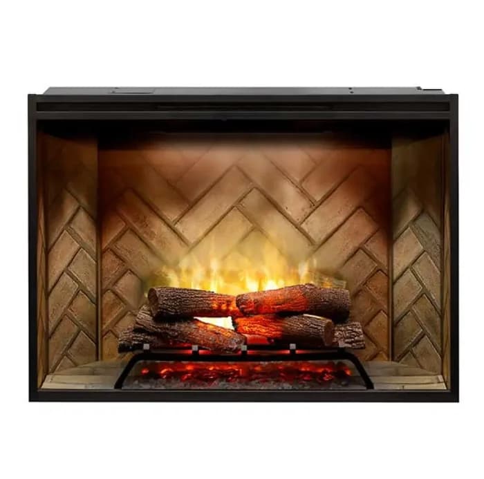 Dimplex Revillusion 42-inch Built-in Firebox with Glass Pane and Plug Kit- RBF42-FG