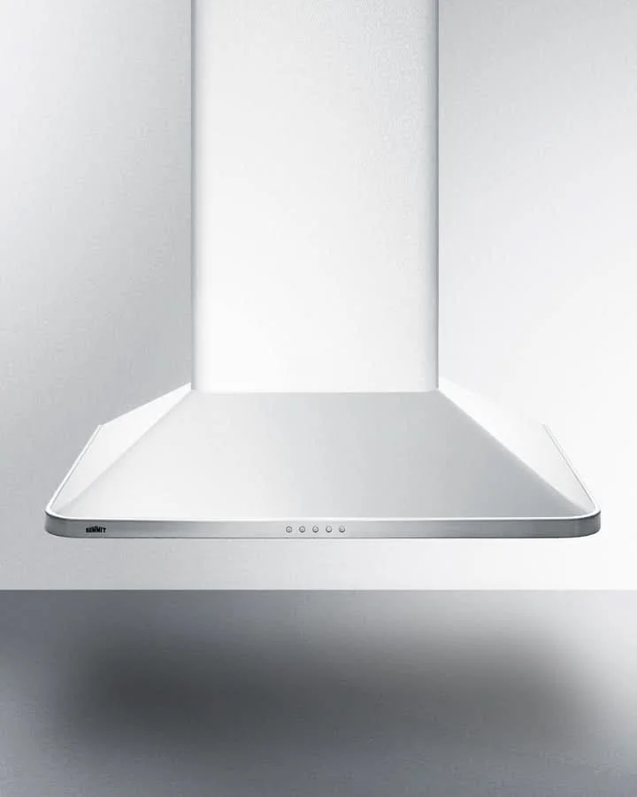 Summit 24 Wide Wall-Mounted Range Hood, ADA-Compliant White - SEH3624SSADA