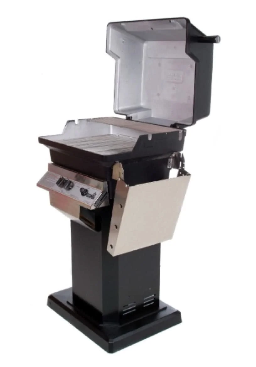PGS A Series A40 - 2-Burner Black Patio Base Grill - Natural Gas - A40NG + ABPED + ANB