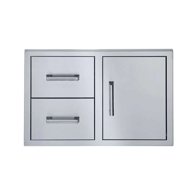 Primo Single Door with Double Drawer, 34-in. W x 22-in. H - BSAW3422SD