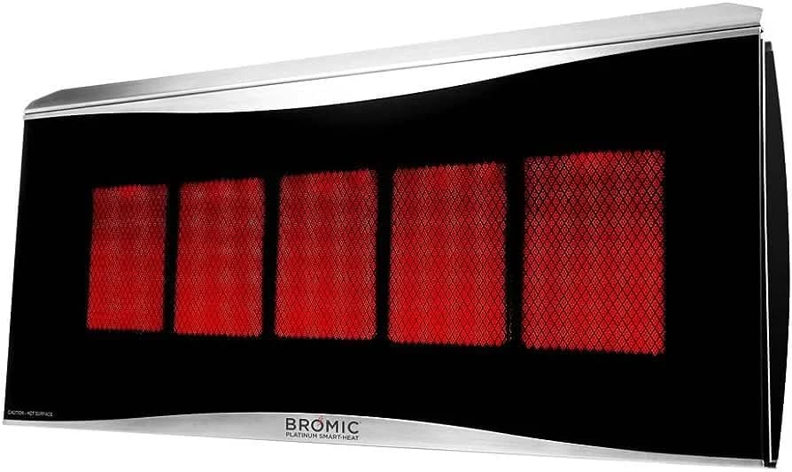 Bromic Heating Platinum 500 Smart-Heat 29-Inch 39,800 BTU Natural Gas Patio Heater - BH0110003-1