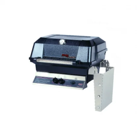 MHP Grill 23-Inch Built-In Grill - Liquid Propane Gas with Bolt-Down Patio Base- JNR4DD-P + MPB
