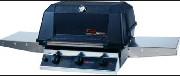 MHP Grill 27-Inch Built-in Grill - Liquid Propane Gas with In-Ground Post - W3G4DD-PS + MPP