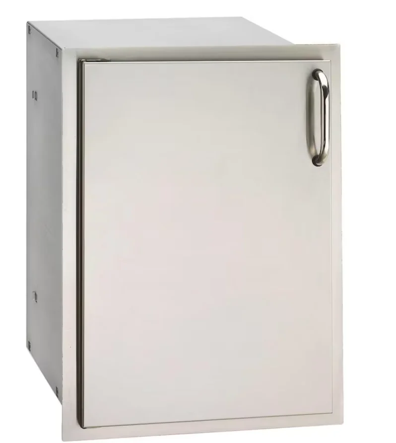 Fire Magic Select 14-Inch Left-Hinged Enclosed Cabinet Storage With Drawers - 33820-SL