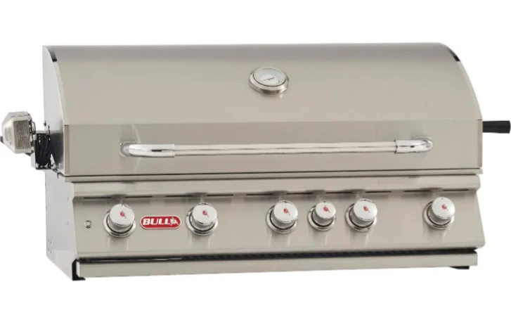 Bull Brahma - 38-Inch 5-Burner Built-In Grill with Rotisserie - Bull-Brahma