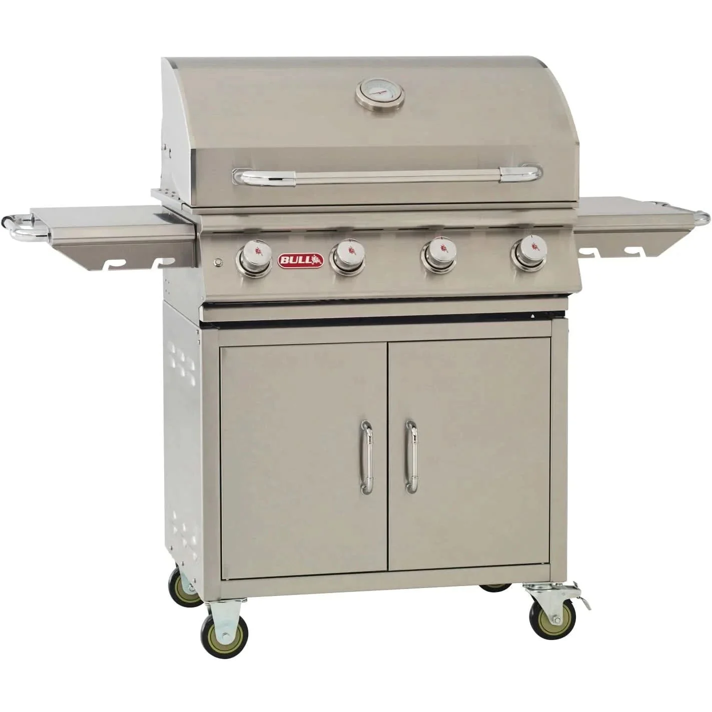 Bull Lonestar Select - 30-Inch 4-Burner Freestanding Grill Cart - Liquid Propane Gas - 87001