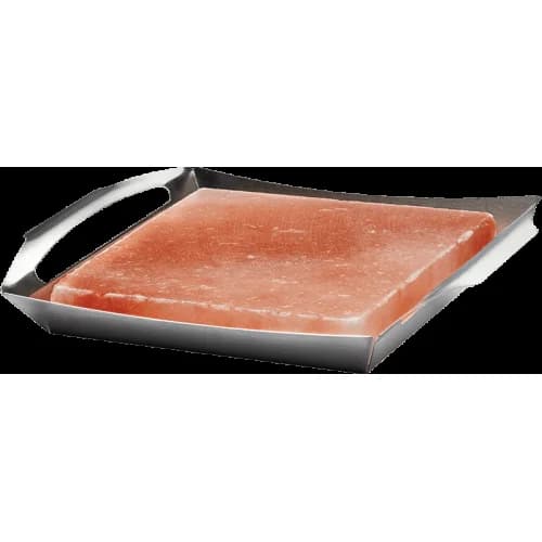 Napoleon Himalayan Salt Block with Stainless Steel Topper - 70025