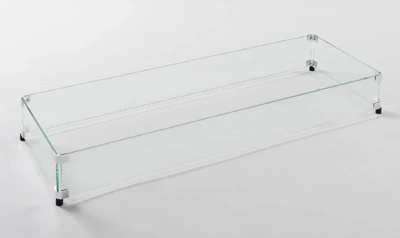 American Fyre Designs Rectangular Glass Wind Guard- 8204-WG