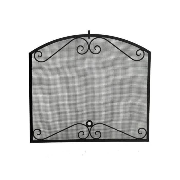 American Fyre Designs Screen for Cordova, Reduced Cordova and Grand Cordova Fireplace - Black- 8255-BL