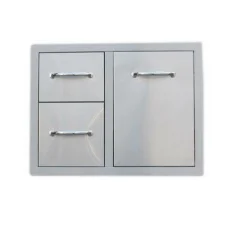 Sunstone Classic Double Drawer And Roll Out Liquid Propane Gas Tank Storage Combo - A-LPCDD30