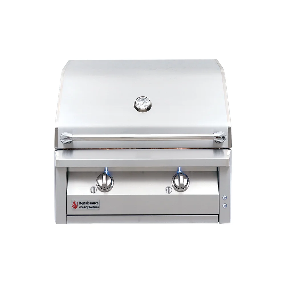 RCS ARG - 30-Inch 2-Burner Built-In Grill - Liquid Propane Gas - ARG30 LP