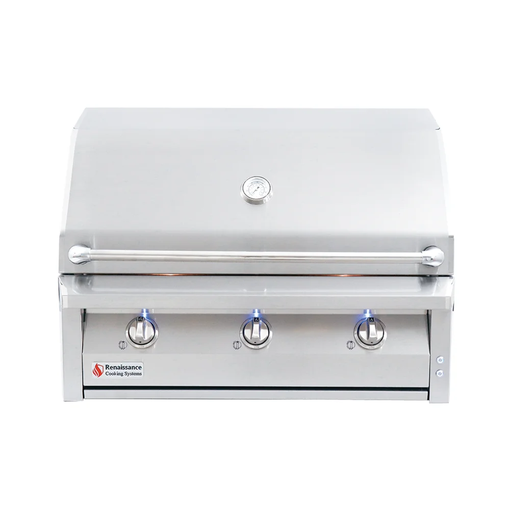 RCS ARG - 36-Inch 3-Burner Built-In Grill - Natural Gas - ARG36