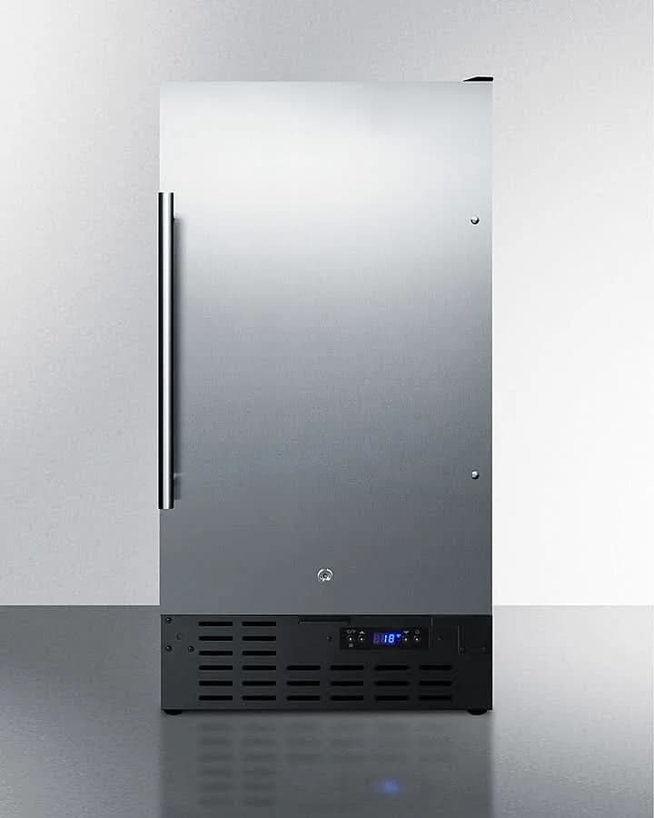 Summit 18 8 lb. Drain-Free Icemaker - BIM18SS