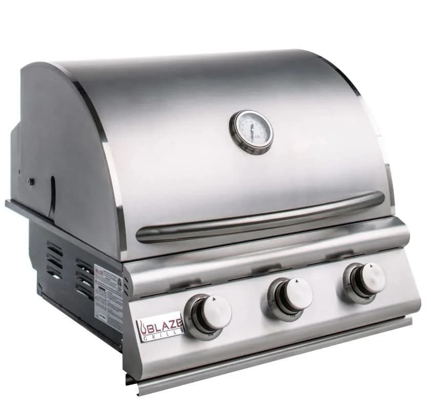 Blaze Prelude LBM - 25-Inch 3-Burner Built-In Grill - BLZ-3LBM