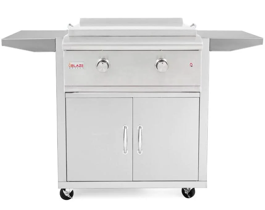 Blaze Premium LTE - 30-Inch Griddle - Natural Gas with Lights - BLZ-GRIDDLE-LTE-NG + BLZ-GRIDDLE-CART-SC
