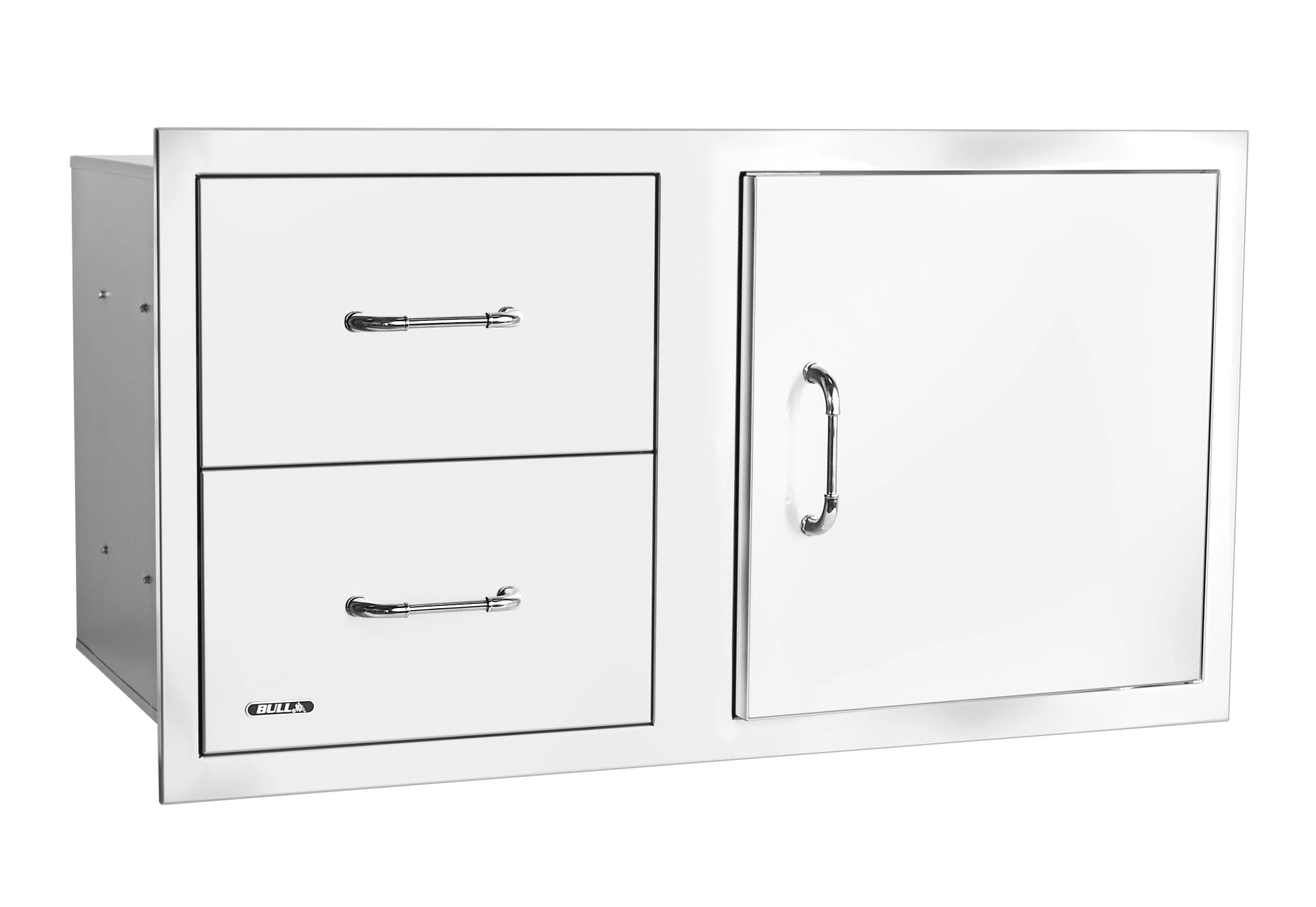 Bull 30" S/S Single Storage Door w/ 2 Drawer Combo w/ Reveal - 25890 (Old Sku 25876)