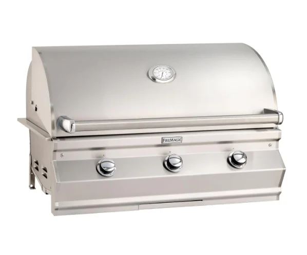 Fire Magic Choice C540I - 30-Inch 3-Burner Built-In Grill with Analog Thermometer - Natural Gas - C540I-RT1N