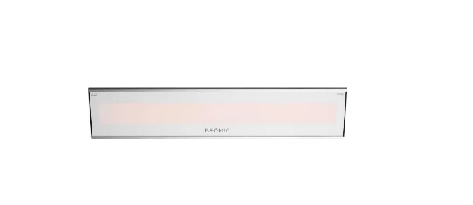 Bromic Heating Platinum Smart-Heat Series II 33-Inch 2300W 7,900 BTU 240V Electric Patio Heater - White - BH0320007