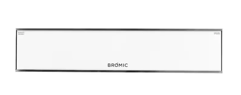 Bromic Heating Platinum Smart-Heat Series II 50-Inch 3400W 11,600 BTU 240V Electric Patio Heater - White - BH0320008