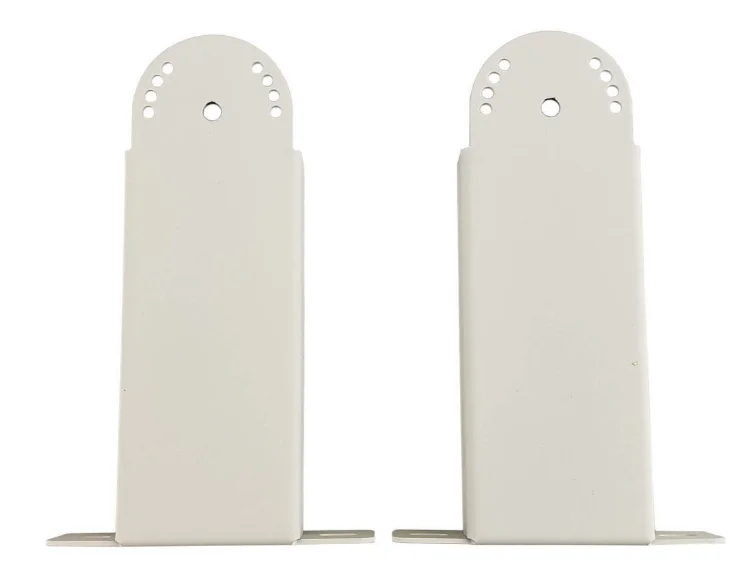 Bromic Heating - Short Mounting Bracket Pair for White Bromic Tungsten Electric Heaters - BH8180021
