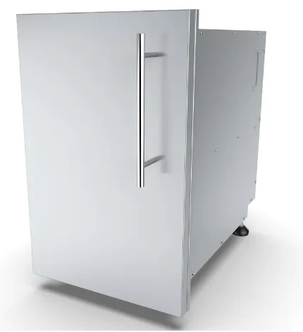 Sunstone Designer Raised Left Hinge Enclosed Cabinet W/Shelf - DE-DVPL15