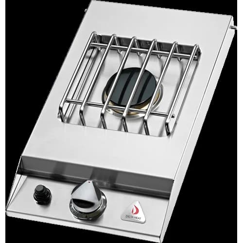 Delta Heat Drop-In Liquid Propane Gas Single Side Burner - DHSB1D-CL