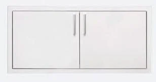 Summerset 36" 2-Drawer Dry Storage Pantry & Enclosed Cabinet Combo - DP-36DC