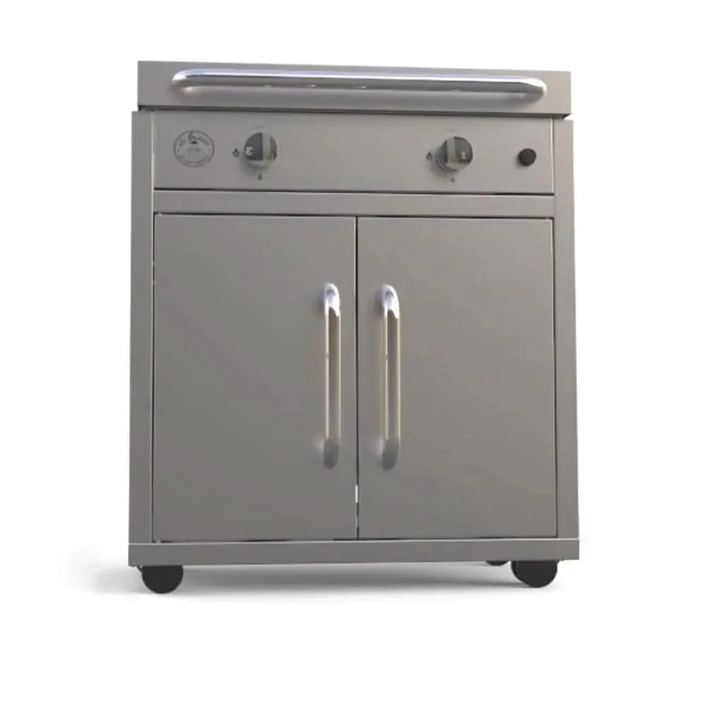 Le Griddle Original - 30-Inch 2-Burner Freestanding Griddle - Liquid Propane Gas - GFE75 + GFCART75