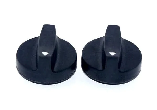 MHP "Older Style" Black Plastic Gas Control Knob- GGK10