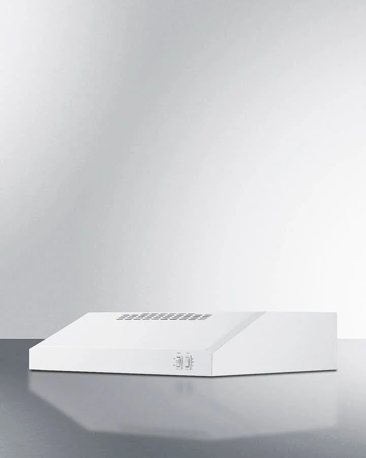 Summit 20 Under Cabinet Convertible Range Hood, ADA Compliant White - HC20WWADA