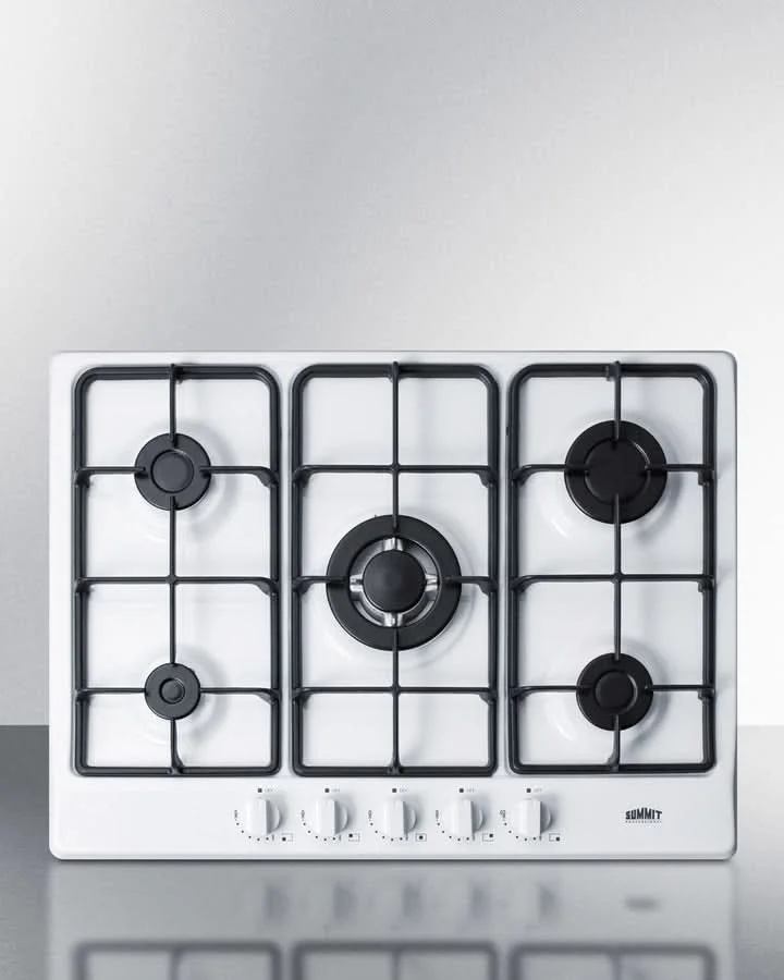 Summit - 27 Wide 5-Burner Gas Cooktop - GC5271W