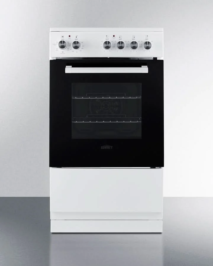 Summit - 20 Wide Electric Smooth-Top Range - REXT20W
