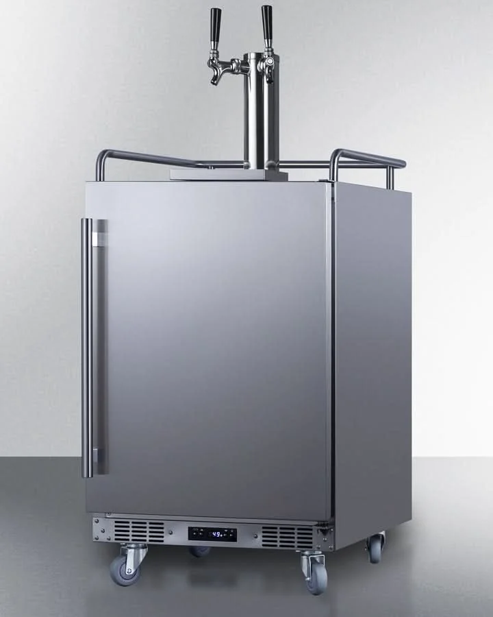 Summit - 24 Wide Built-In Cold Brew Coffee Kegerator - SBC682CFTWIN