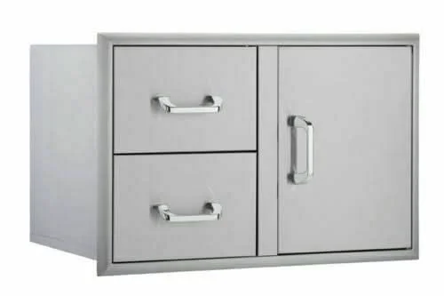 Stainless Steel 32'' 2 Door/ Drawer Combo Grandeur - 32CDU-Grandeur