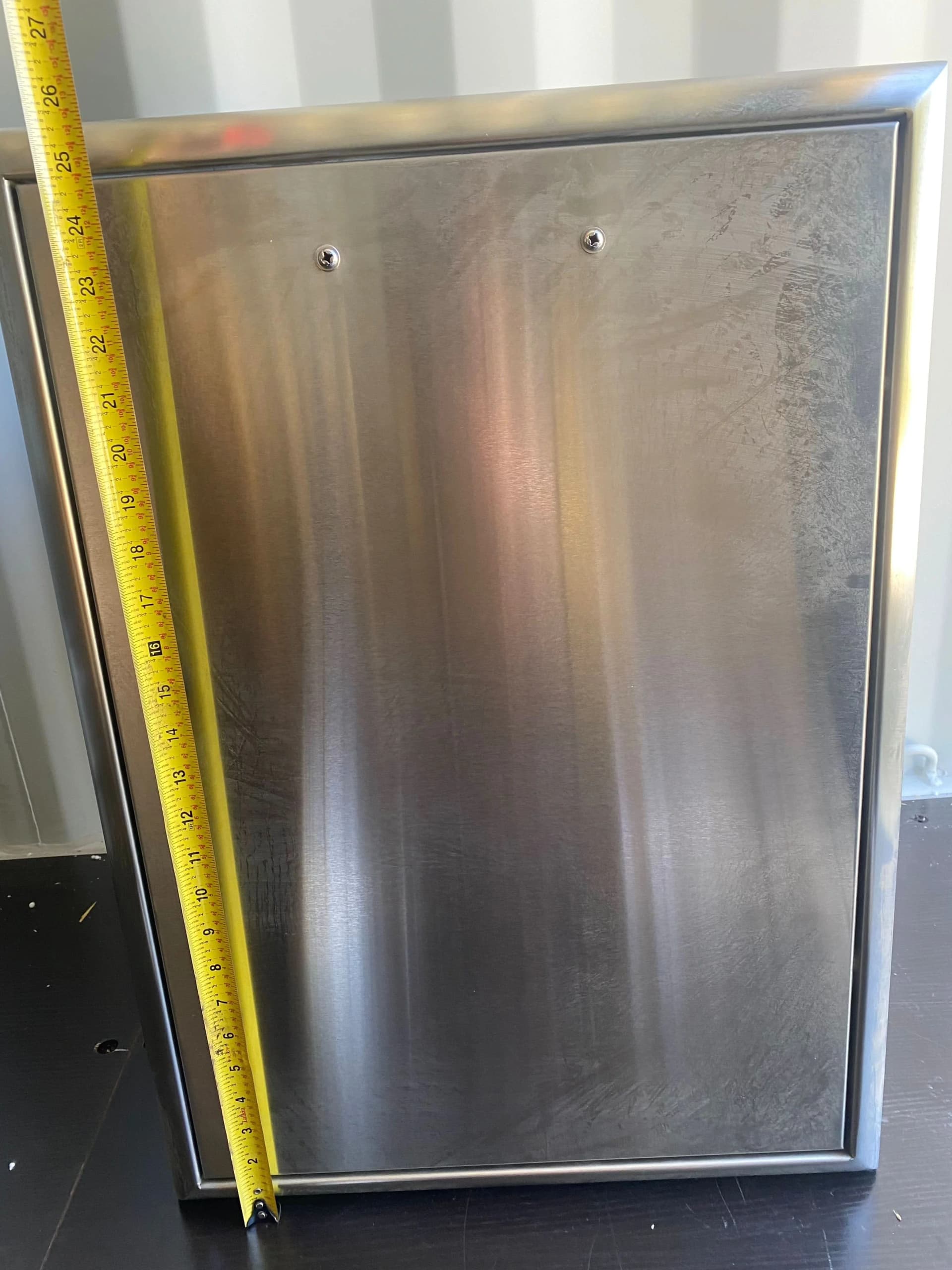 OCI Stainless Steel Roll Out Trash Drawer Open Box- OCI-TRD-OB
