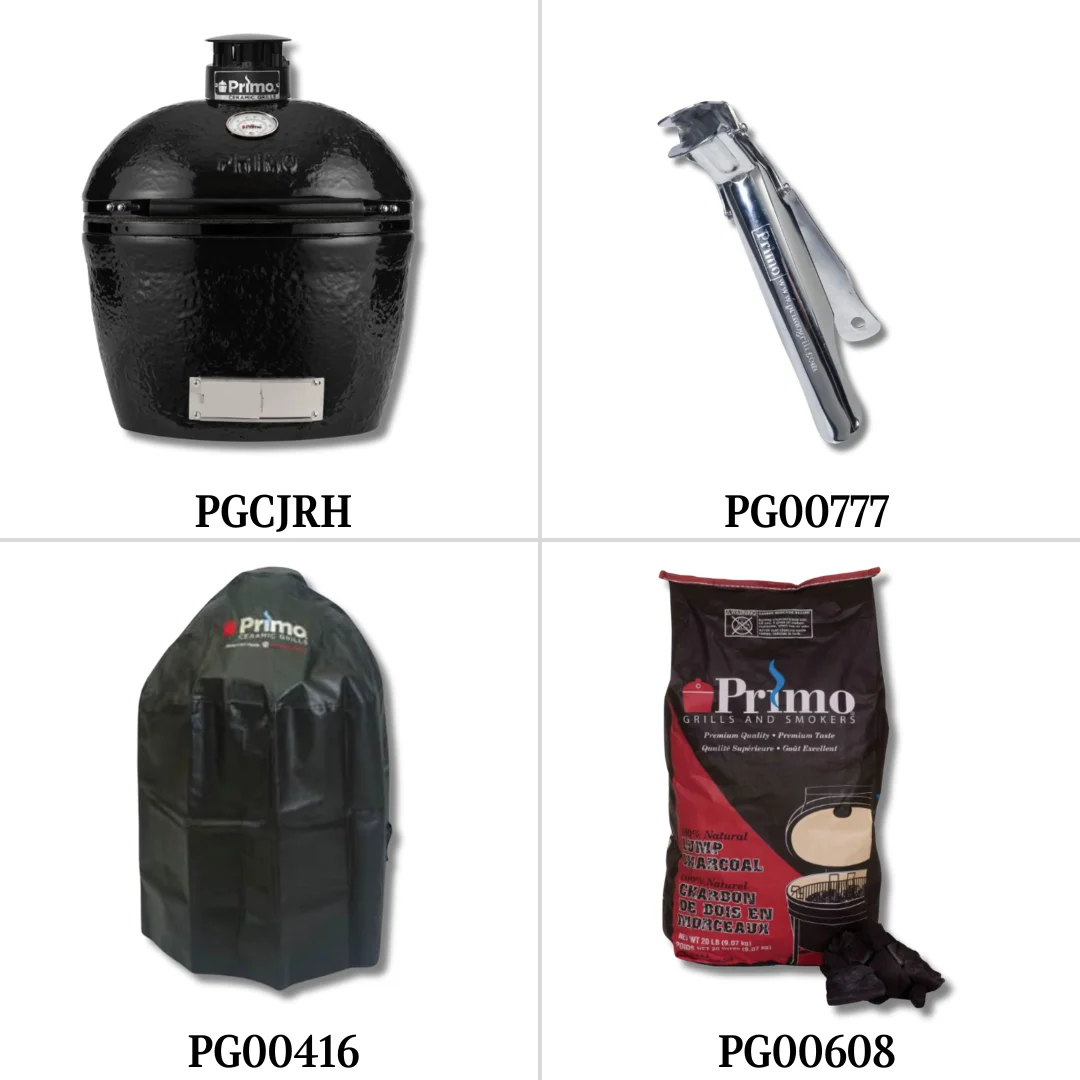Primo PGCJRH with Double Side Burner, Cover and Single Access Door - PCKG1-PGCJRH