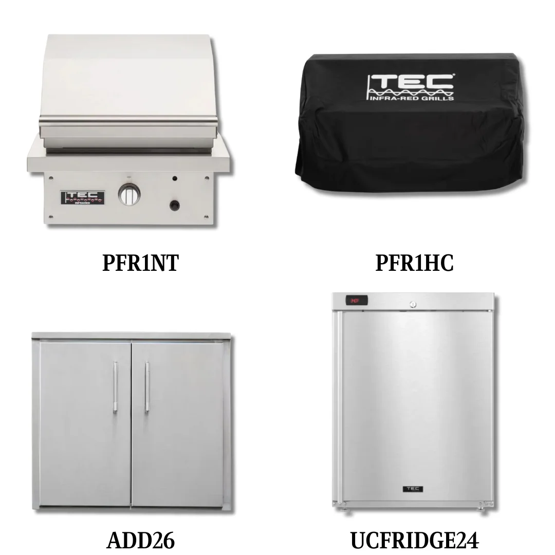 TEC PFR1NT Natural Gas with Cover, and Double Access Door and Refrigeration - PCKG2-PFR1NT