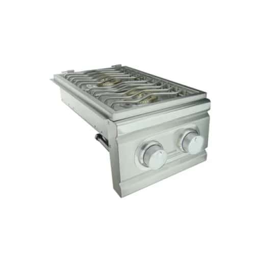 RCS Cutlass Double Side Burner, Slide in Liquid Propane Gas - RDB1LP
