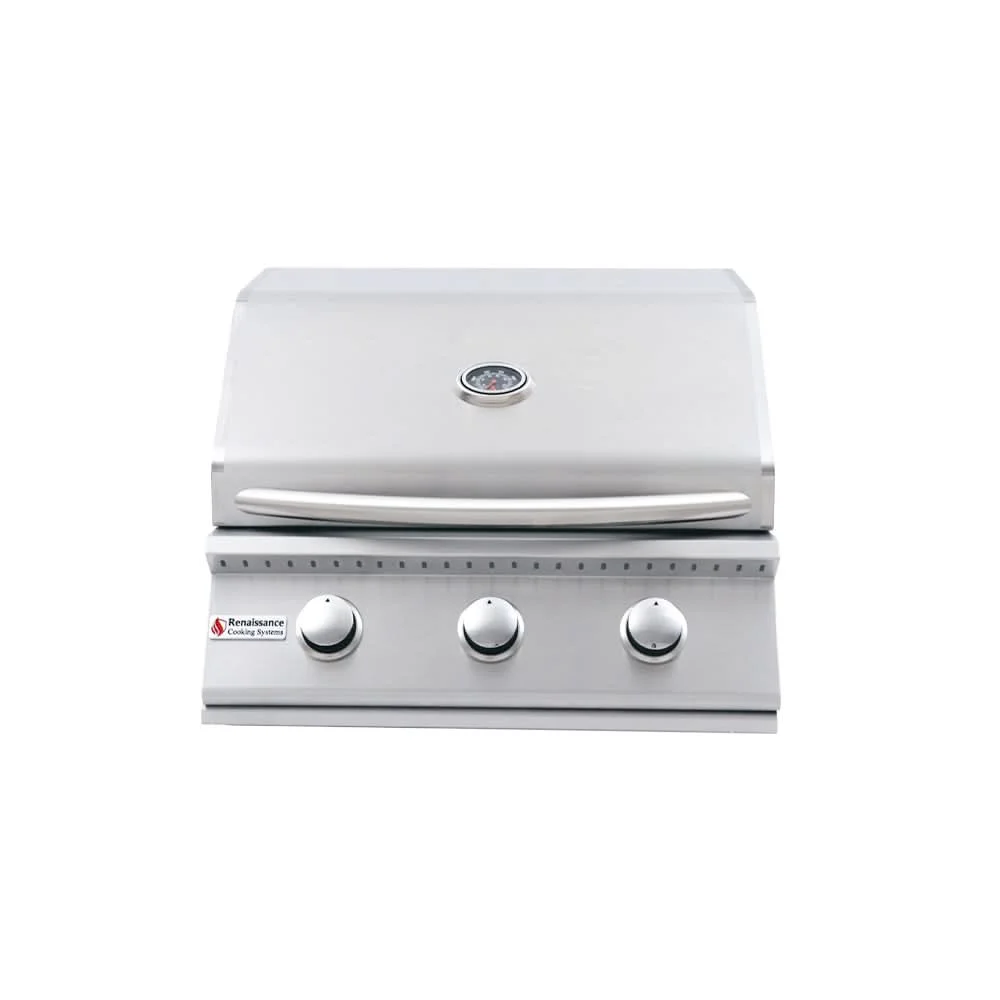 RCS Premier - 26-Inch 3-Burner Built-In Grill - Natural Gas - RJC26A