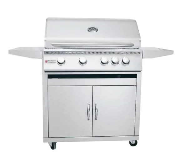 RCS Premier - 32-Inch 4-Burner Freestanding Grill with Rear Burner - Liquid Propane Gas - RJC32ALPCK