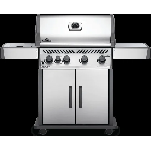 Napoleon Rogue XT 525 SIB - 4-Burner Freestanding Grill with Infrared Side Burner- Liquid Propane Gas - RXT525SIBPSS-1