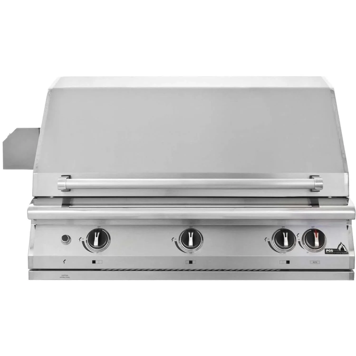 PGS Legacy Pacifica Gourmet - 39-Inch 3-Burner Built-In Grill -Liquid Propane Gas - S36RLP