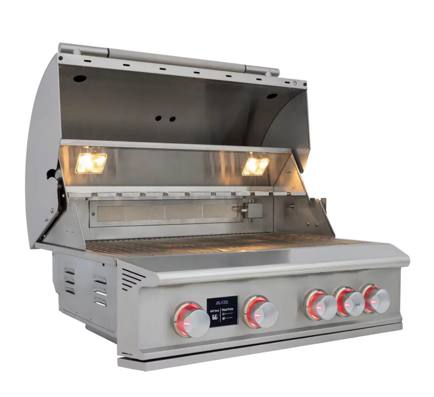 Blaze LTE PRO 32-Inch 4-Burner Built-in Propane Gas Grill w/ Digital Temperature Screen & Rear Infrared Burner - BLZ-4LTEPRO-LP